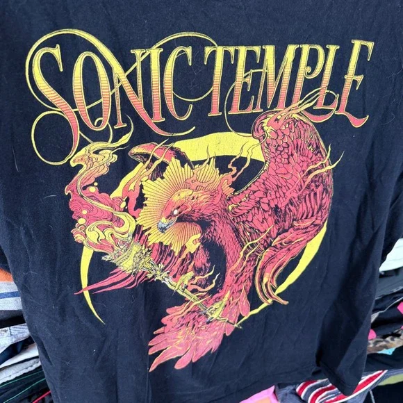 Sonic Temple 2023 Festival TShirt Black Tool Avenged Sevenfold Kiss Foo Fighters - Picture 3 of 5